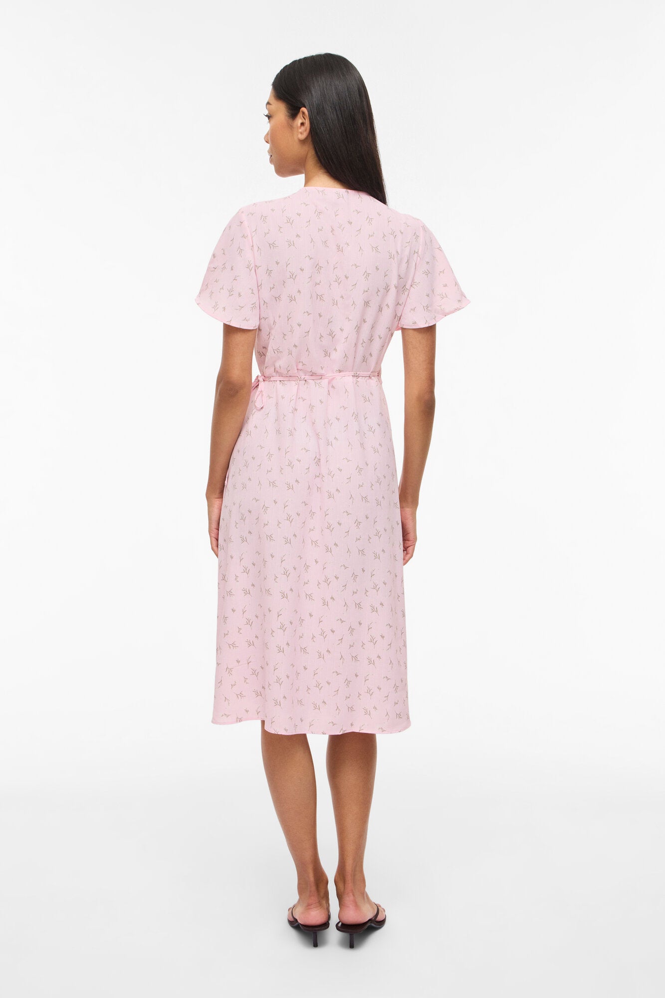 Vilovie Wrap midi kjole - Cherry Blossom